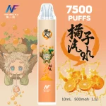 一次性電子煙｜INF 無限 × 鬼滅之刃 聯名款｜7500口 - 橘子汽水口味